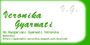 veronika gyarmati business card